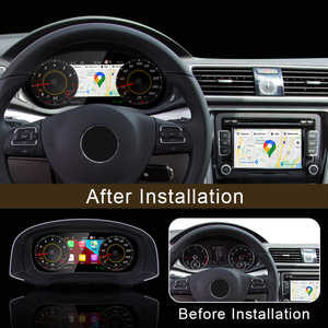 จอแสดงผลดิจิตอล LCD ขนาด 10.25 นิ้ว สำหรับรถยนต์ Volkswagen รุ่นอเมริกา Passat ปี 2011-2022 แผงหน้าปัดมาตรวัดความเร็วแบบไร้สาย - Product Image 3