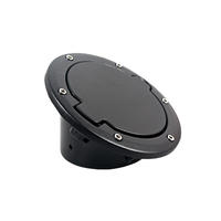 Couvercle de réservoir de carburant en métal noir pour Wrangler JK JKU Unlimited 2/4 portes 2007-2018, numéro de modèle OCC-1047-BK