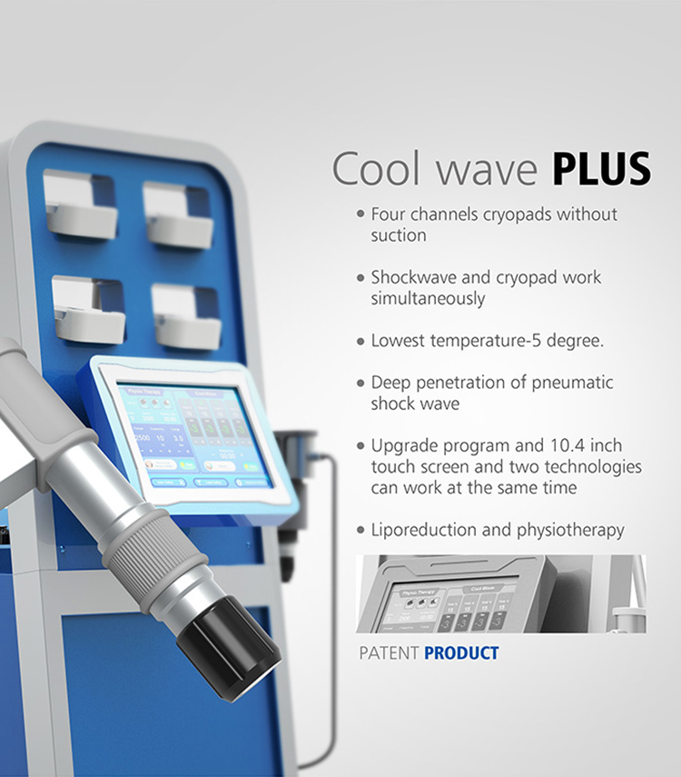 Pneumatic Shockwave Physiotherapy Criolipolysis Slimming Machine 2 in 1 Cool Pads Fat Freezing Extracorporeal Shock Wave Therapy Equipment For Pain Relief Pneumatic shock wave machine physiotherapy pain relief - Honkay shockwave therapy machine,shockwave therapy,shock wave therapy device,shock wave,shockwave therapy machine