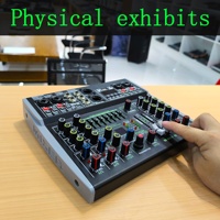 Console de mixage audio professionnelle en métal LX602DSP, modèle 6 canaux, 99 effets DSP, enregistrement BT USB, 2 stéréo, égaliseur 7 bandes pour les soirées