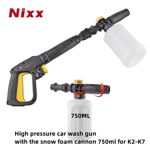 Pistolet de pulvérisation de lavage de voiture, buse de <span class=keywords><strong>Lance</strong></span> avec pistolet à mousse de neige, kit d'arme pour <span class=keywords><strong>nettoyeur</strong></span> <span class=keywords><strong>haute</strong></span> <span class=keywords><strong>pression</strong></span> K2-K7 - Product Image 5