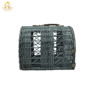 EUR VET Cama Para Gatos Con Cojín Caja De Transporte <span class=keywords><strong>Cueva</strong></span> Para Gatos Con Asas Dedos De <span class=keywords><strong>Sauce</strong></span>, Marrón - Product Image 5