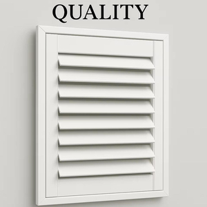 Volets intérieurs en PVC sur mesure, volets en bois blanc à lamelles pour fenêtre française, vente en gros - Product Image 4