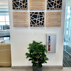 Khuếch tán sóng âm thanh tấm cách âm tự dính gỗ Panel tường cho thiết kế nội thất - Product Image 4