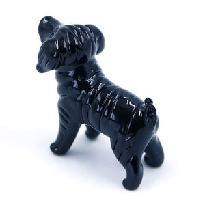 공장 직영 도매 수공예 유리 피규어 동물 강아지 제품 예술적인 사랑스러운 작은 강아지 유리 조각상 - Product Image 5