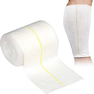 Bandage tubulaire élastique de Compression de ligne moyenne bleu vert médical pour le soutien de cheville de genou de <span class=keywords><strong>jambe</strong></span> - Product Image 3