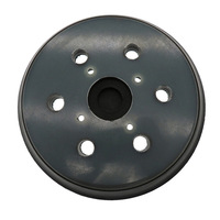 Plaques de support abrasives de remplacement de 6 pouces (148 mm) à 6 trous avec fixation auto-agrippante, sans poussière, pour ponceuses et polisseuses
