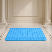 Tapis rafraîchissant pour chien de taille jumbo, extra large pour les grands chiens, coussin rafraîchissant pour animaux de compagnie en soie glacée, lavable, durable, couverture rafraîchissante d'été