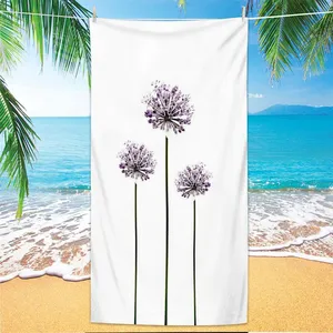 Quick Dry Custom Design Logo Printing Microfiber Hot Sale Solid Color Polyester Beach Towel 70*140cm