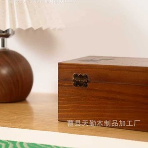 Caja de herramientas de costura de madera con tapa abatible, adecuada para guardar herramientas de costura y agujas, compartimentada en madera maciza para punto de cruz - Product Image 4