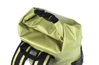 Bolsa seca reciclada a prueba de agua de grado IPX6 500D lona PVC al aire libre negro Camping bolsa impermeable mochila