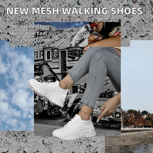 NUEVOS Zapatos Deportivos de Mujer con Cordones de Malla de Alta Calidad, Estilo Nuevo, Venta Caliente 2026, Ligeros, Transpirables, con Suela de EVA, para Caminar - Product Image 2
