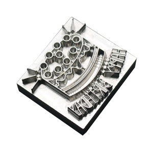 Moule de poinçonnage personnalisé pour marquage alimentaire à chaud, en acier inoxydable 304, épaisseur 12 mm, taille 50x50 mm, produit ménager - Product Image 1