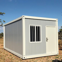 Maison modulaire préfabriquée de 20 pieds en conteneur Maison mobile portable préfabriquée pour immeuble de bureaux ou appartement