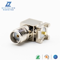 Conector SMA Hembra de Ángulo Recto para Montaje en Superficie SMD, Conector SMA para PCB