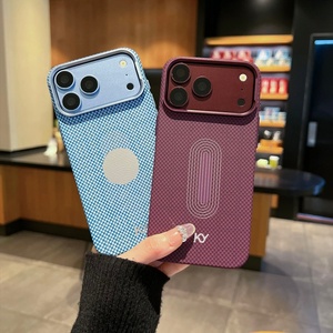 เคสโทรศัพท์แม่เหล็กเนื้อคาร์บอนไฟเบอร์สุดหรูสำหรับ iPhone 18 14 15 16 17 Pro Max 17 Air  บางเฉียบ  วัสดุ PC  ป้องกันแรงกระแทก - Product Image 6