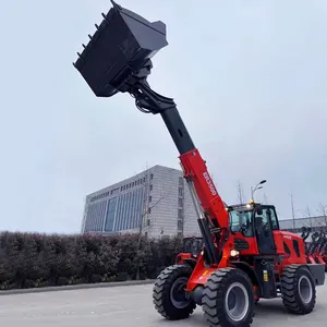 Everun Hot Sale ER3500 3ton Hydraulic Grapple Imported Engine Bucket Front End Telescopic Wheel Loader