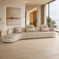 Canapé modulaire de luxe moderne pour salon de villa