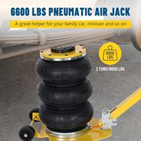 Cric pneumatique gonflable portable de 3 tonnes certifié CE, type ballon, pour garage et atelier automobile