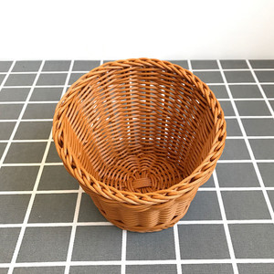 Panier tissé de style rotin Hot Pot <span class=keywords><strong>Restaurant</strong></span> Panier de laitue Popcorn Légumes Paniers en osier Collection - Product Image 4