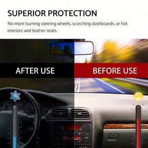 Factory Wholesale Custom Logo Folding Outdoor Front Windshield Sunshade <b>Shades</b> for Business Promo Car Gift Advertising - Product Image 3