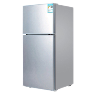 Mini-réfrigérateur et congélateur double porte 128L pour la maison, congélateur bas, congélateur haut - Product Image 1