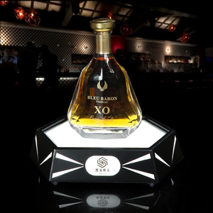 Wan Zhan LED Illuminated Wine <b>Rack</b> 70cl XO Champagne Base Modern <b>Bar</b> Display Decorative Liquor Stand - Product Image 2