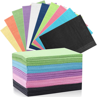 125 pièces/sac, tampons de nettoyage jetables noirs pour tatouage, housses de table imperméables pour tatouage, tampons de nettoyage, serviettes dentaires pour patients, accessoires de tatouage