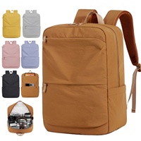 Sac à dos pour ordinateur portable multi-compartiments, grande capacité, léger, durable, respirant, imperméable, tendance, Oxford, idéal pour les voyages