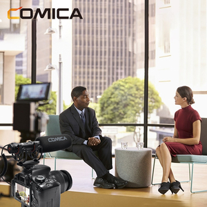 Micrófono COMICA VM20 Supercardioide con 60 Horas de Duración, Pantalla OLED, Filtros de Corte Bajo de 75/150 Hz, para Vlogging, Grabación de Entrevistas y Películas - Product Image 5