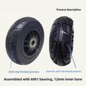 Rodízios Rígidos Giratórios Laterais de Borracha de <span class=keywords><strong>5</strong></span> Polegadas, Antiderrapantes e Resistentes ao Desgaste, Personalizáveis OEM para Compras - Fornecedor Chinês - Product Image 4