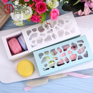 Cajas de Embalaje para Macarons y Chocolates Hechas a Mano al por Mayor, Juego de Cajas de Regalo de Cumpleaños con Diseño Hueco y Visual, Hechas de Papel Kraft - Product Image 4