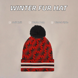 Winter Knitted Beanie <b>Hat</b> for Women Travel Beach Common Fabric Factory Wholesale - Product Image 2
