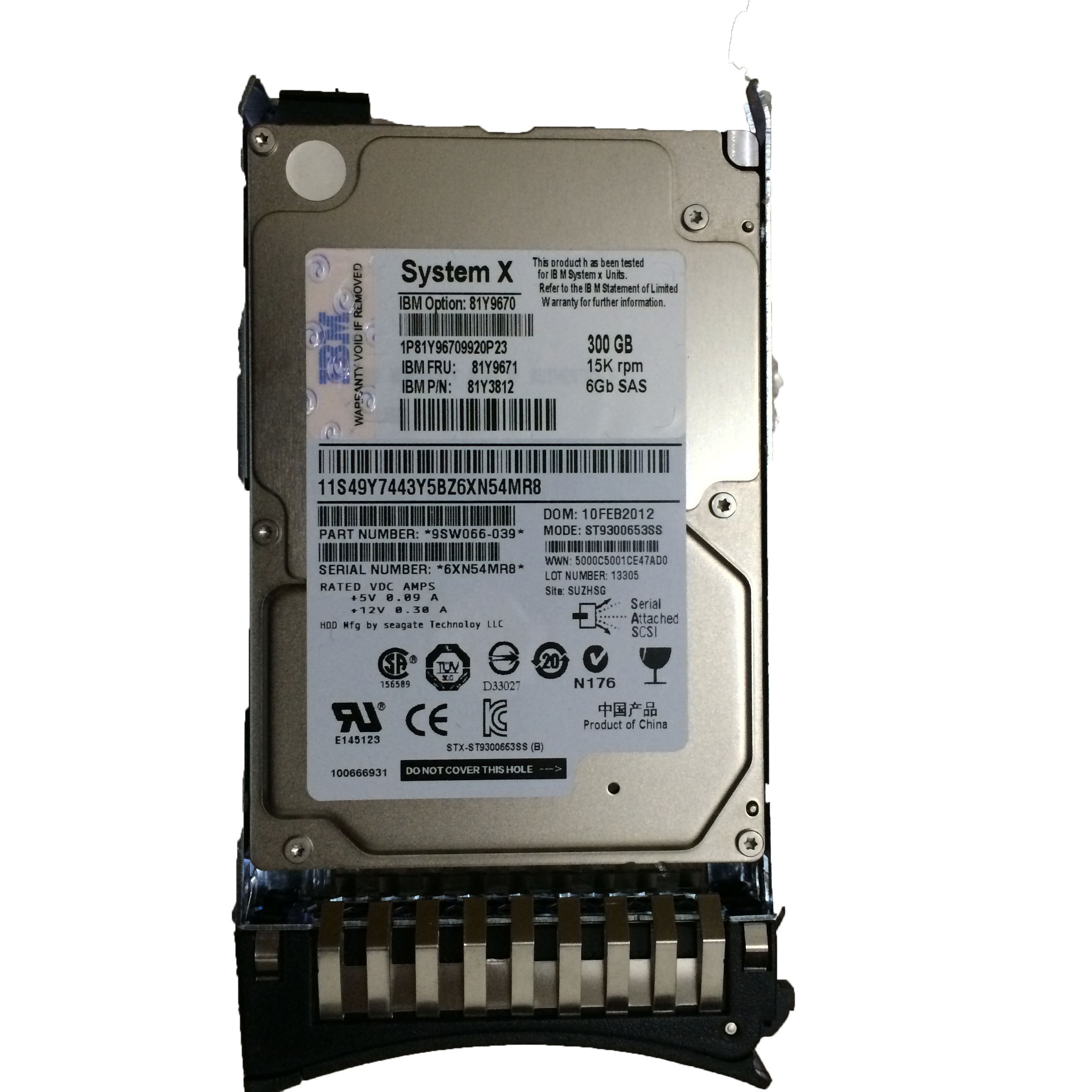 HDD セット 6TB, 3TBx2,2TBx2 Dell 16TB SAS Hard Drive 161-BBZS