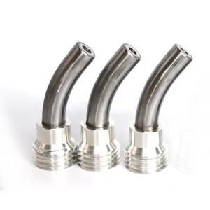 45 độ góc vòi phun với <span class=keywords><strong>50mm</strong></span> thô chủ đề Boron Carbide chuối vòi phun - Product Image 3