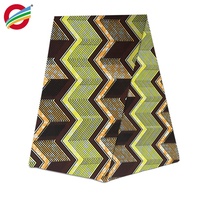 Tissu Uni 100% Polyester Tissé Super Imprimé Africain Wax pour Textile de Maison