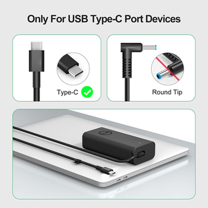 Sạc <span class=keywords><strong>Laptop</strong></span> 65W 45W USB C cho Dell Latitude 5420 5520 5320 5430 5290 7410 7420, <span class=keywords><strong>Adapter</strong></span> AC Type C - Product Image 5