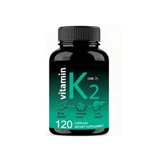 วิตามิน K2 MK-7 100mcg อาหารเสริมเพื่อสุขภาพ บำรุงร่างกายสำหรับผู้ใหญ่ ช่วยเสริมสร้างสุขภาพโดยรวม บำรุงกระดูก ปรับสมดุลการไหลเวียนโลหิต อายุการเก็บรักษา 2 ปี - Product Image 1