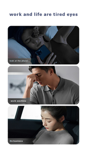 <span class=keywords><strong>Eye</strong></span> <span class=keywords><strong>Mask</strong></span> Máscara Sem Fio para Olhos Secos Relaxe Tensão Máscara de Olho Quente para Avião Dormir - Product Image 4