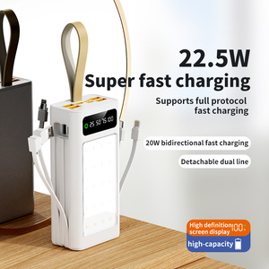 <span class=keywords><strong>Vente</strong></span> chaude 60000mAh Power Bank Double USB Charge Rapide Chargeur Portable Affichage Numérique LED Éclairage Chargeur <span class=keywords><strong>de</strong></span> Téléphone Portable - Product Image 4