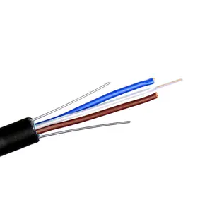 4 core photoelektrische verbund linie 4 core optische kabel mit 2 core 1 plain kupfer power linie