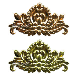 Accessoires décoratifs pour portes et fenêtres en acier inoxydable 304, style <span class=keywords><strong>colonne</strong></span> romaine, modernes, durables et écologiques, motif petite fleur - Product Image 2