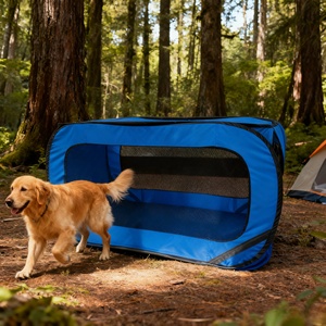 Bestseller Faltbarer Tierkäfig Komfortable Stoff-Tierbetten Modisches Einfarbiges Tierzelt für Bequemes Reisen mit Hunden und Katzen - Product Image 4