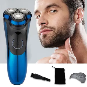 PRITECH Triple hoja recargable hombres Afeitadora eléctrica con Pop-Up Trimmer