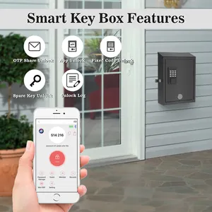 Receive Letter Newspaper Box Small Wall Mount Fence Smart Post Box