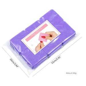 300 lingettes non pelucheuses pour le nettoyage des ongles et des cils, tampons dissolvants pour vernis à ongles en gel - Product Image 3