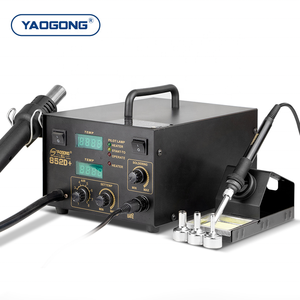 Gran oferta Yaogong 852d + Smd Rework Station 2 en 1 pistola de calor de aire caliente soldadura para mantenimiento de reparación de electrónica Industrial - Product Image 2