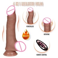 Consolador de silicona líquida con Control remoto al por mayor, juguetes de masturbación femenina con calefacción vibradora, consolador vibrador para adultos para mujer