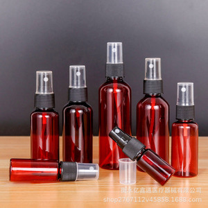 ขวดสเปรย์สีน้ำตาลยี่ห้อ Yixintong ขนาด 30 มล. 50 มล. 100 มล. ป้องกันแสง สำหรับบรรจุภัณฑ์ทางการแพทย์และความงาม - Product Image 1