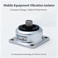 Isolateur de vibrations à amortissement pneumatique ALJ-87, support anti-vibrations à faible fréquence naturelle pour équipement de précision mobile